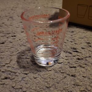 Clear Glass Measuring Cup Shot Glass 1 PC